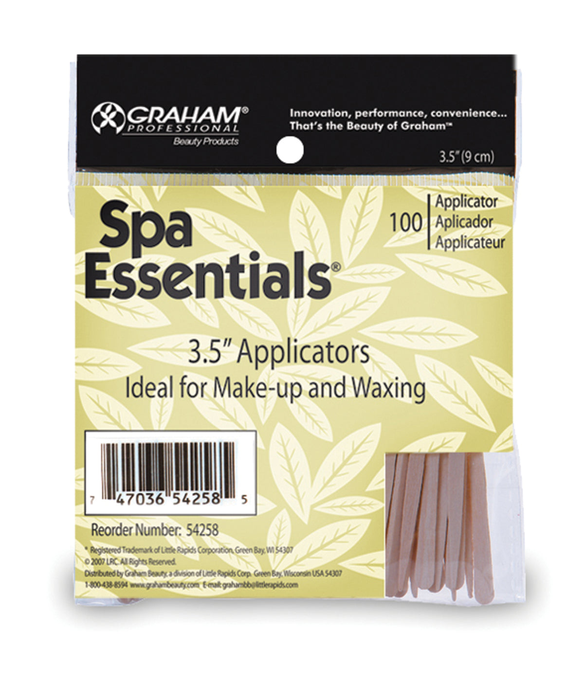 Bâtons applicateurs PLATS Spa Essentials