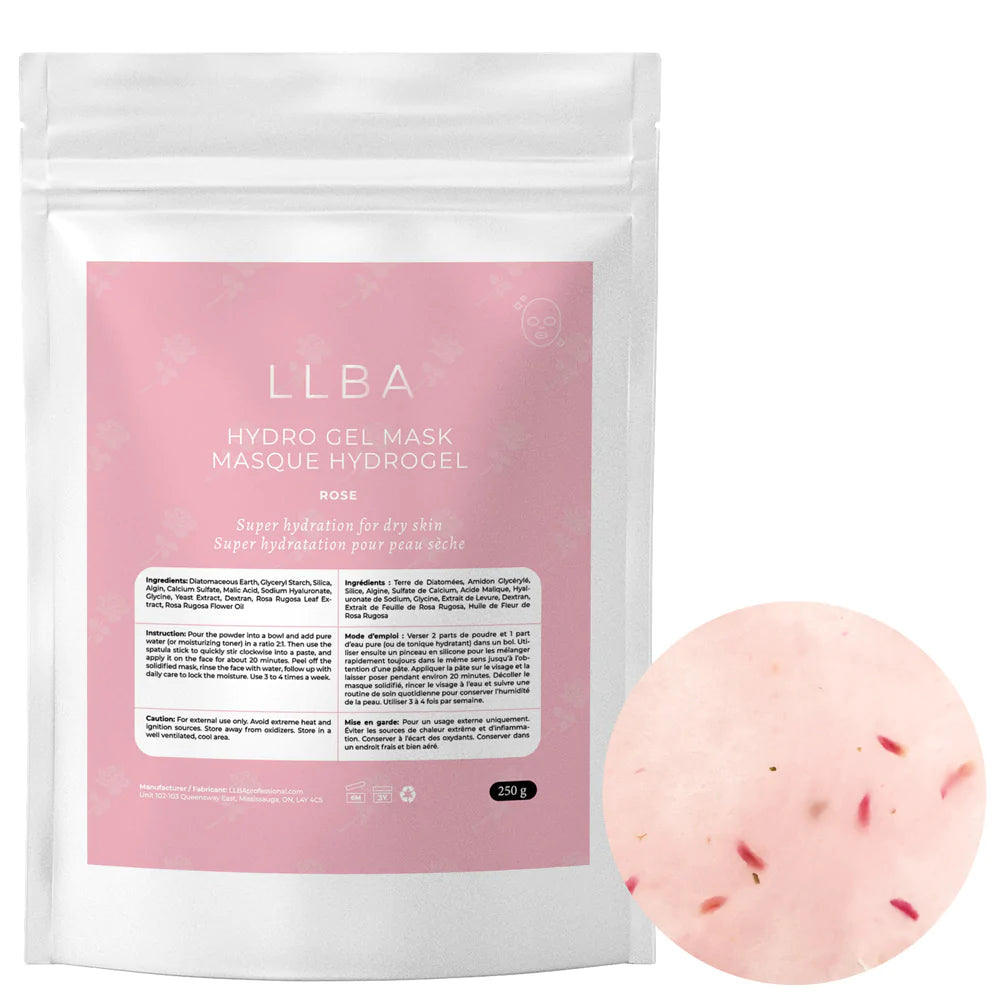 LLBA Hydro Gel Mask-Rose 250gr