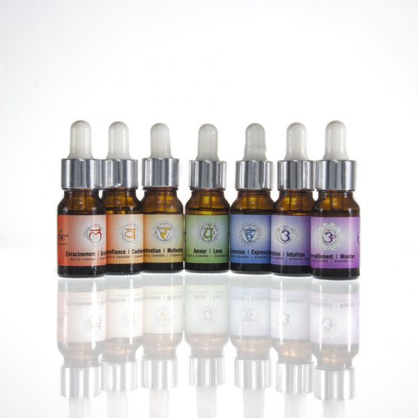 Pranasens-Boitier ensemble chakras 7X10ml