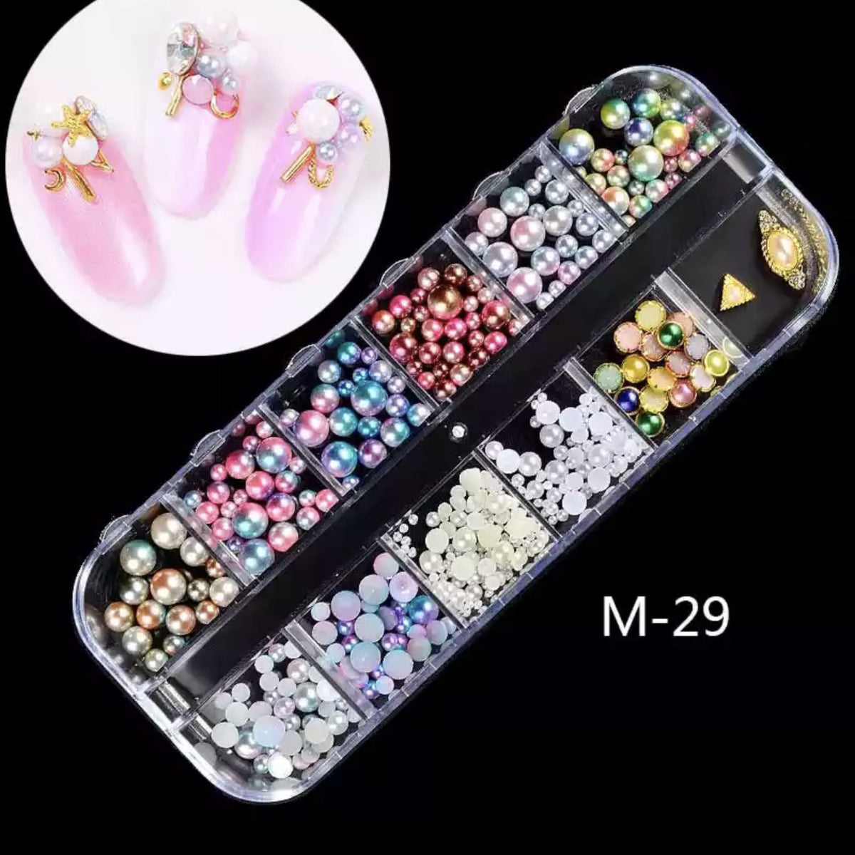 Pearl Mix-Nail Decoration